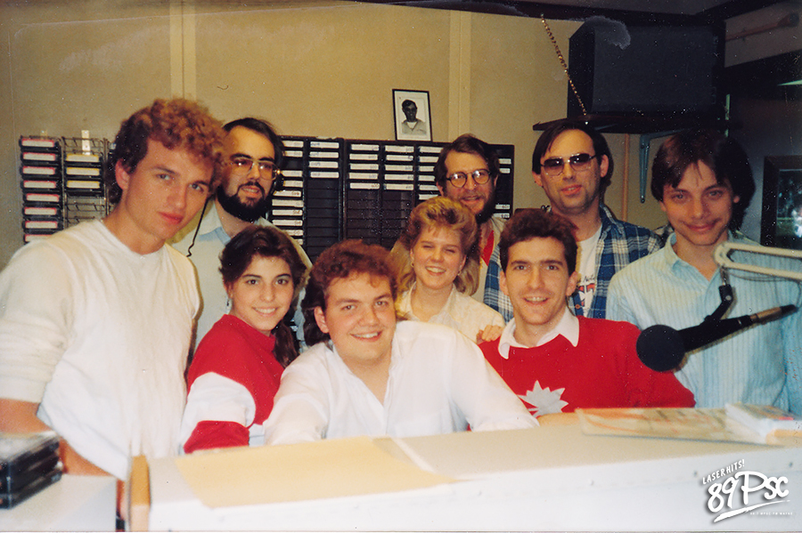 1988 FM Staff In The Control Room