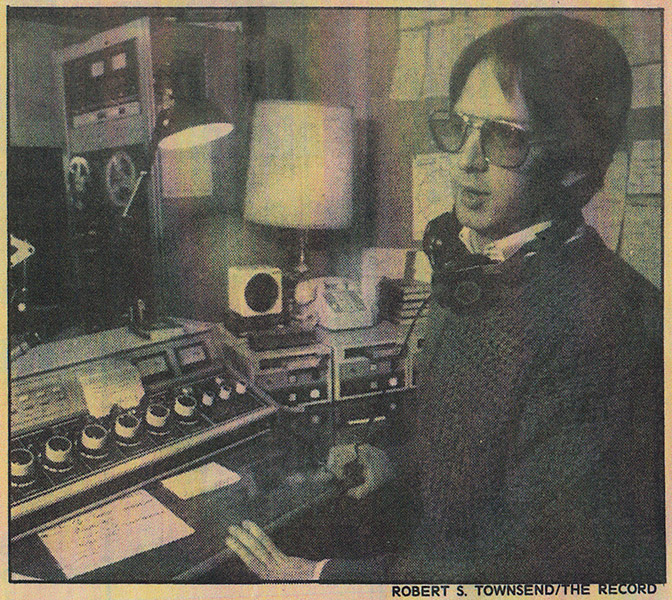 Joe Schilp On-Air At LaserHits 89 (The Record)